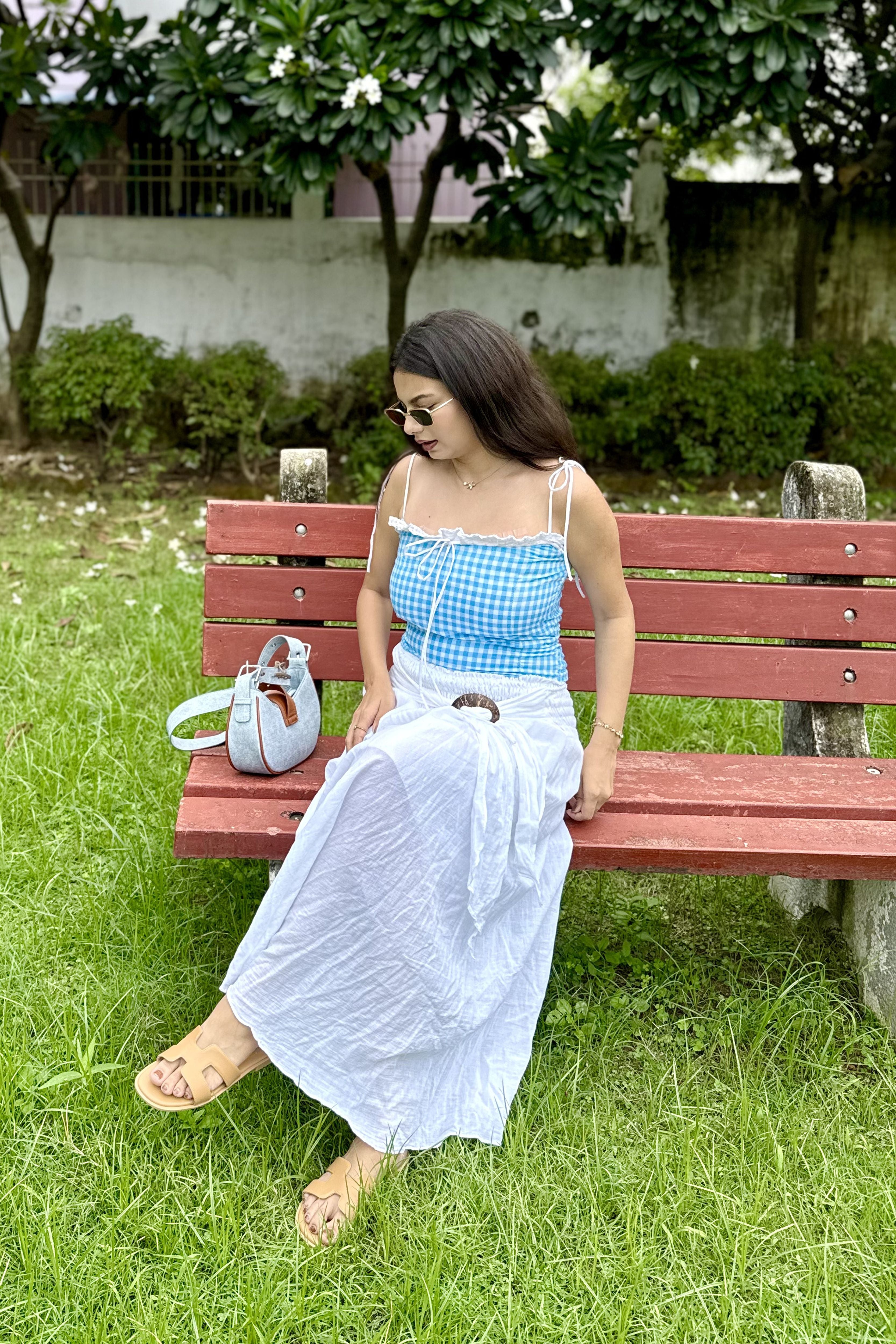 GINGHAM DREAM TOP