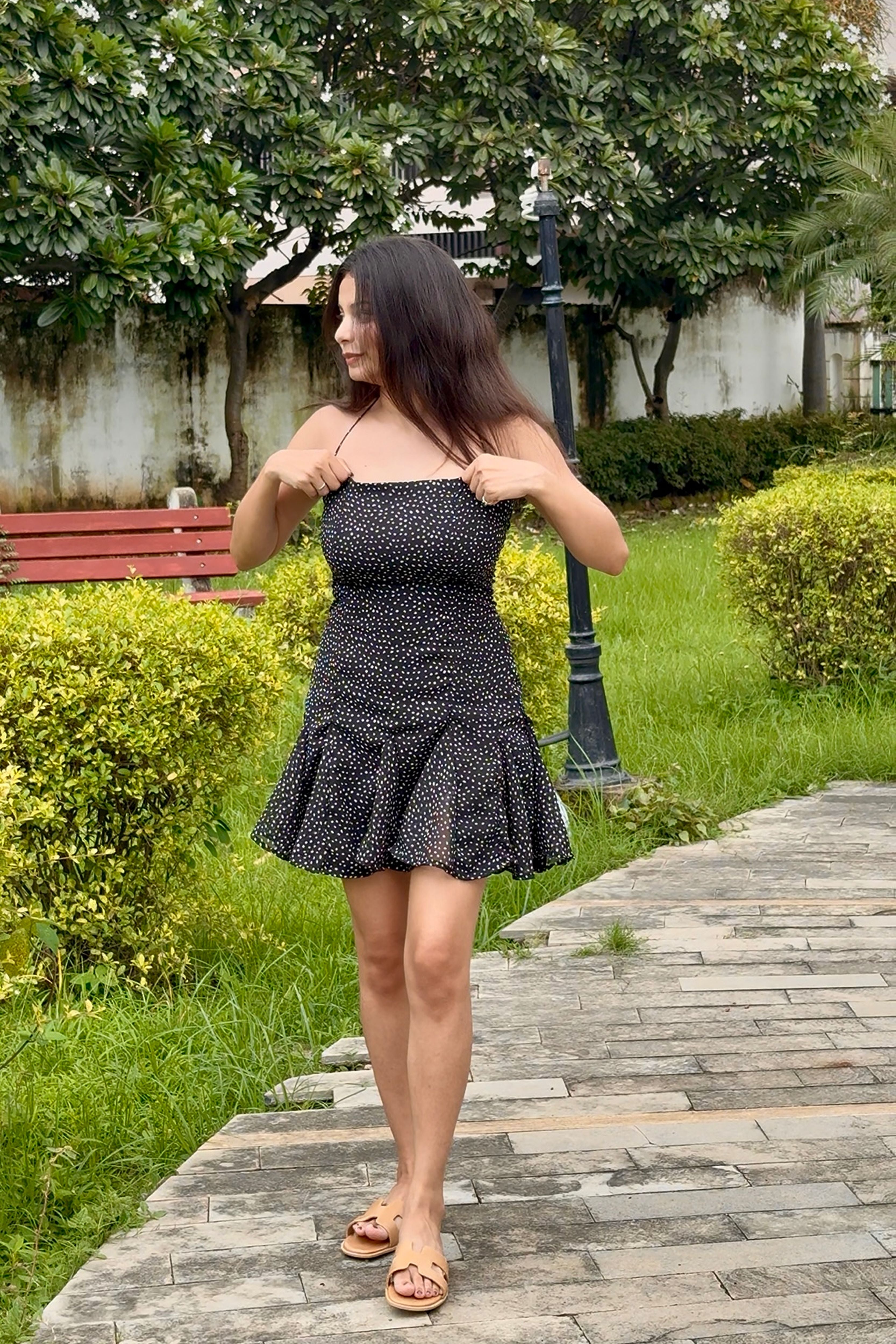 DOT AFFAIR MINI DRESS