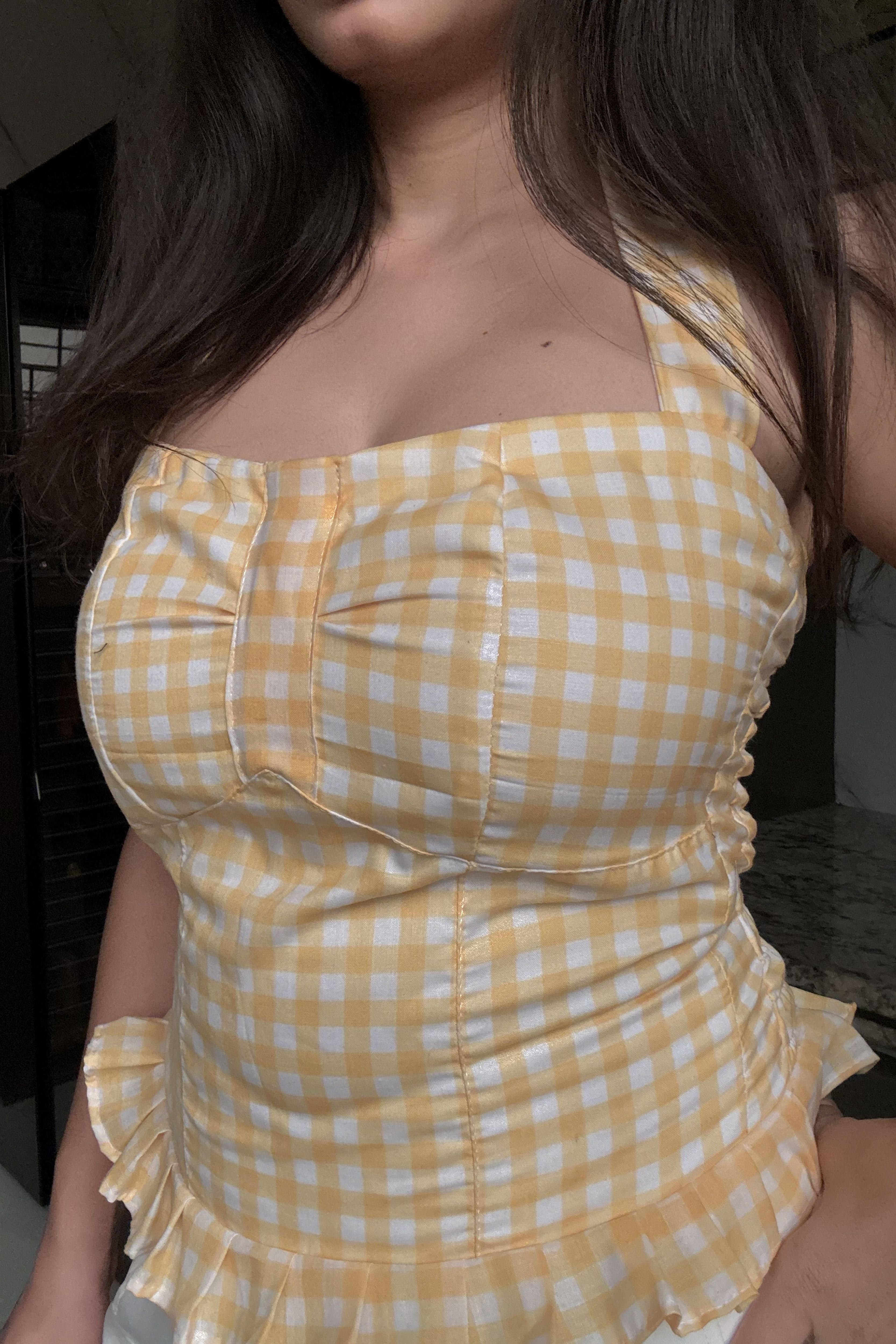 SUMMER VIBES GINGHAM TOP